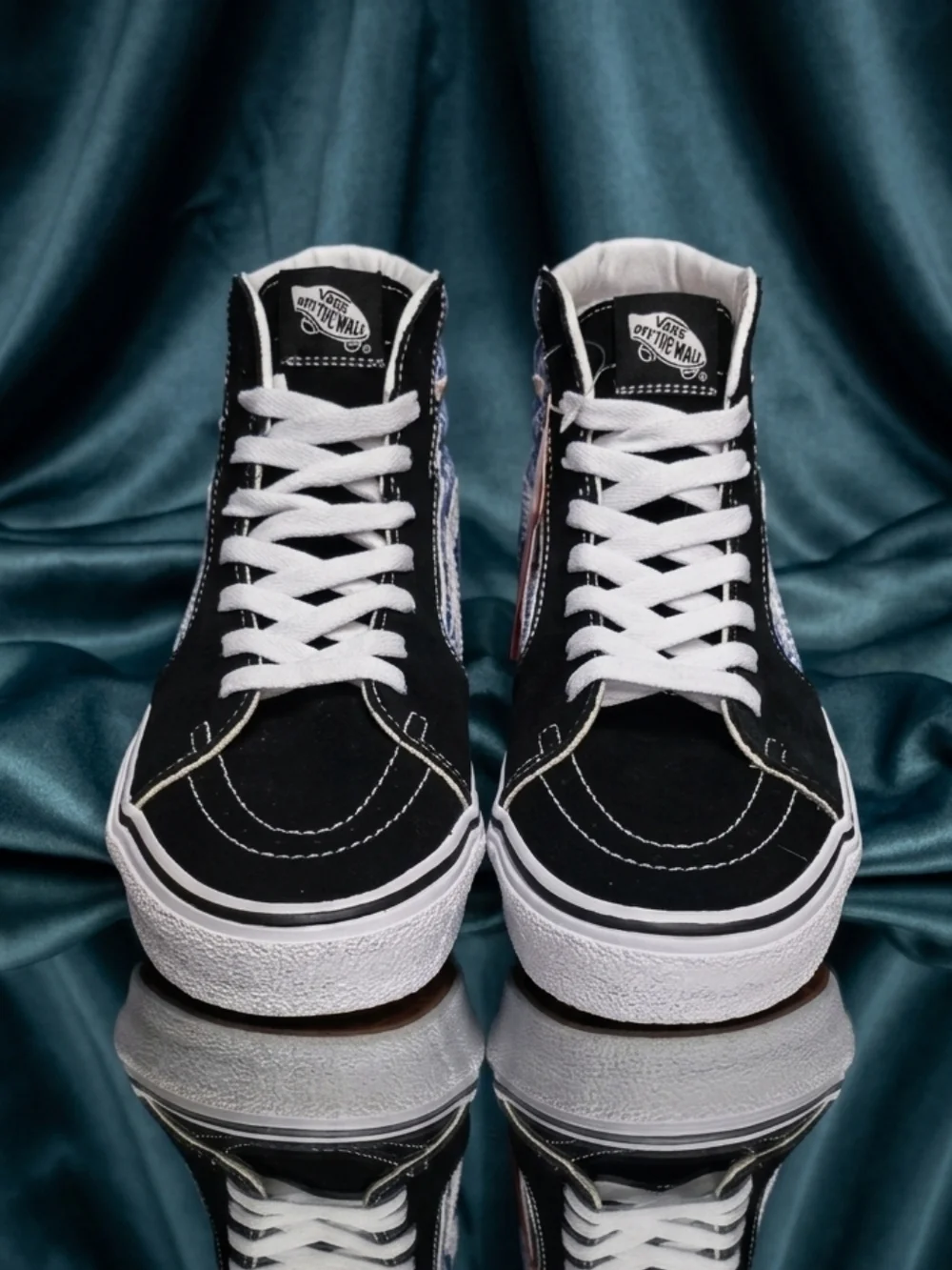 Vans Sk8 Hi Bolt Liquify Black Blue Men's 9 Women's 10 New
